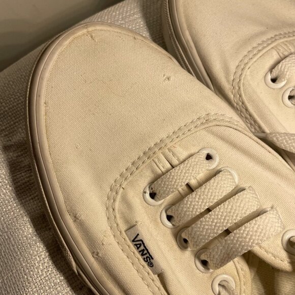 Vans Unisex 507452 White Casual Shoes Sneakers Men’s 7 Women’s 8.5 Low Profile - Picture 5 of 7